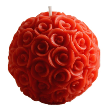 3D Rose Shape Candle 7cm Rose Scented Flower Candles for Valentines Day Gift