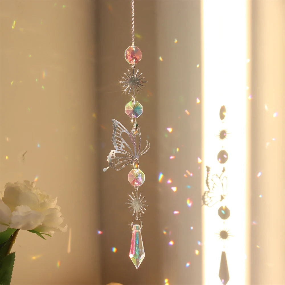 Captain Coast Crystal Wind Chime – Light-Catching Elegance for Your Home Decor