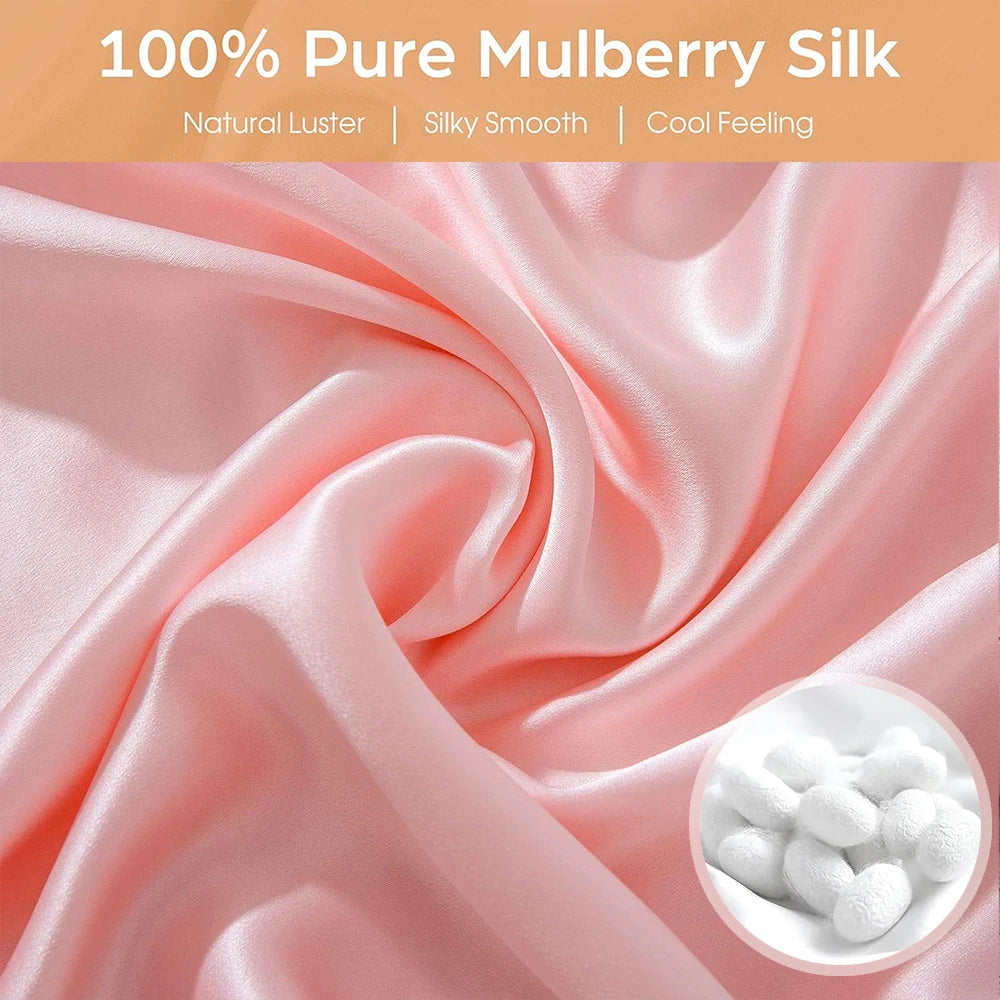 Captain Coast 100% Pure Mulberry Silk Pillowcase – Soft, Breathable & Hair-Skin Friendly