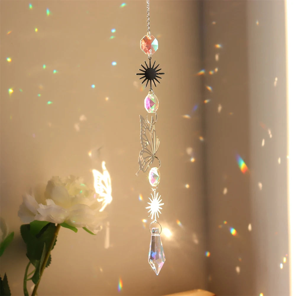 Captain Coast Crystal Wind Chime – Light-Catching Elegance for Your Home Decor