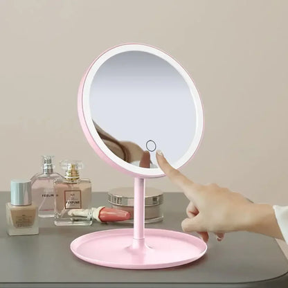 Detachable 3 Modes Makeup Mirror With Light LED and USB charger